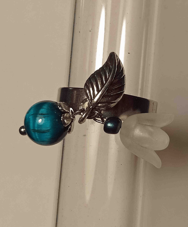 Bague Oeil de chat, arg. - 92