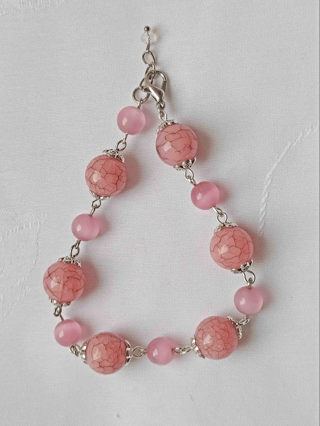 Bracelet "Lune rose" - 68
