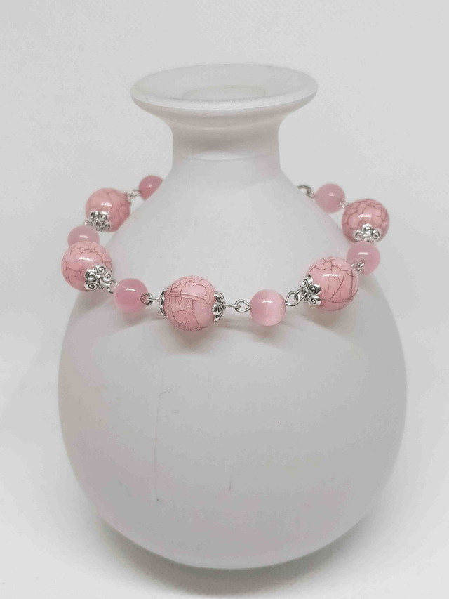 Bracelet "Lune rose" - 68