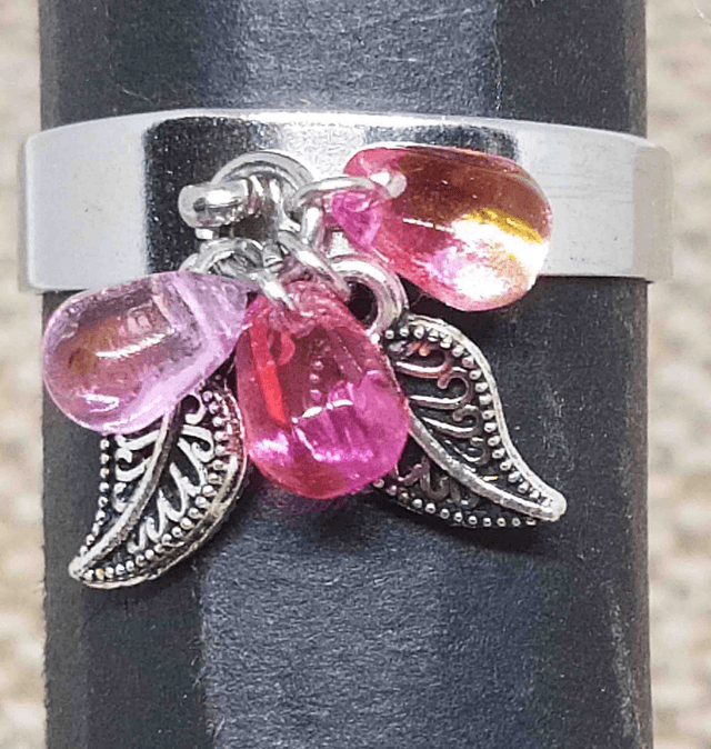 Bague Rosée rose - 95