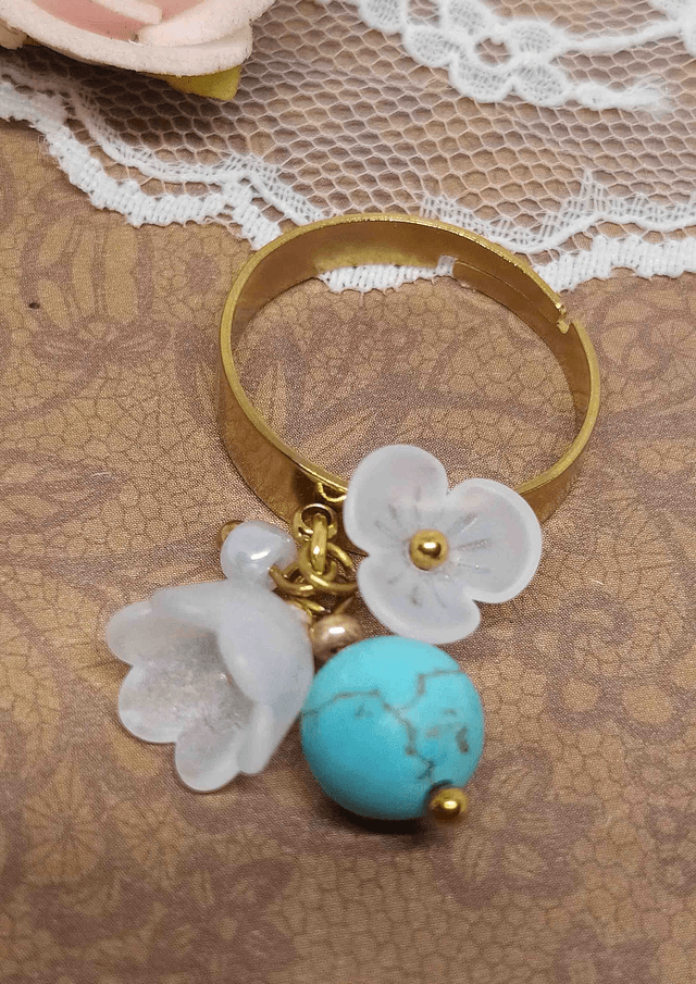 Bague Turquoise - 57