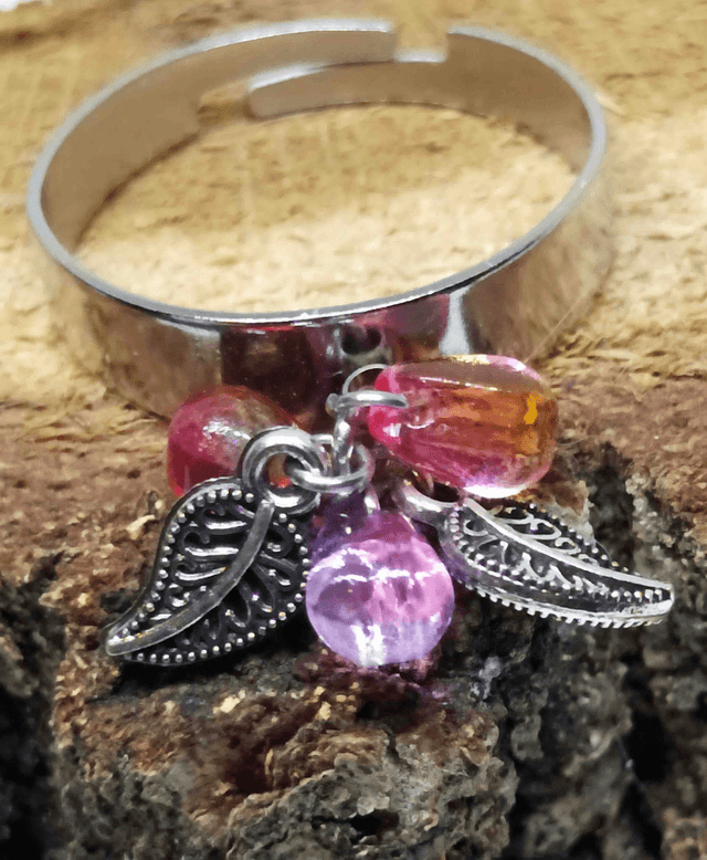 Bague Rosée rose - 95